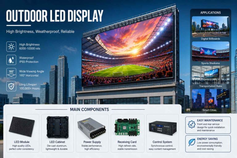 Outdoor LED Display Screens: The Complete 2026 Buyer’s Guide for Advertising, Sports, and Commercial Projects
