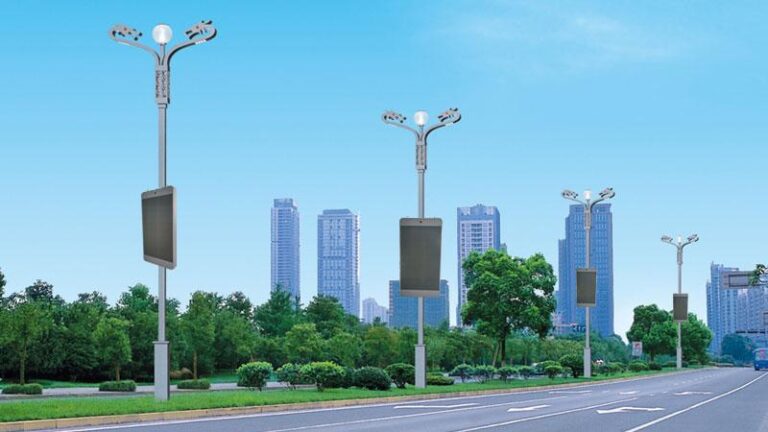 Outdoor LED Pole Screens for Smart City & Digital Advertising | NPL LED
