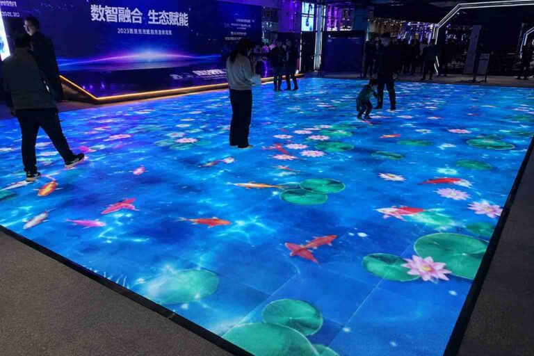 P3.91 Interactive LED Floor Screen Project Case