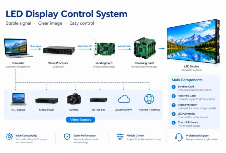 Is the LED Display Control System Compatible?